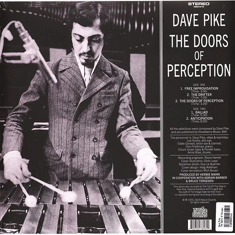 Dave Pike - The Doors Of Perception Record Store Day 2024 Blue Swirl Vinyl Edition