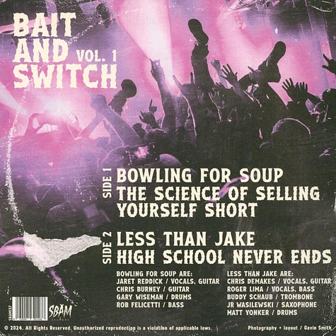 Bowling For Soup / Less Than Jake - Bait And Switch Volume 1