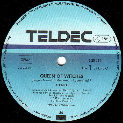 Kano - Queen Of Witches / China Star