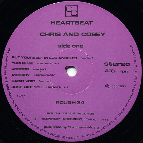 Chris & Cosey - Heartbeat