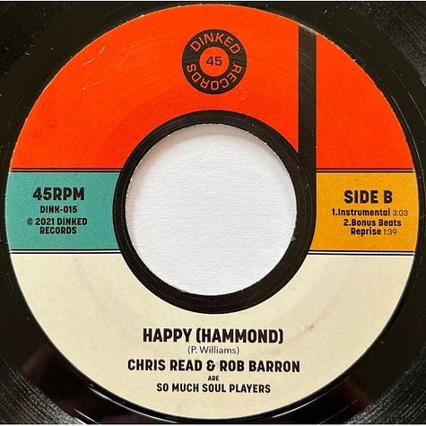 Chris Read & Rob Barron Are The So Much Soul Players - Happy (Hammond)