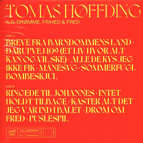 Tomas Høffding - Ild Dromme,Frihed & Fred