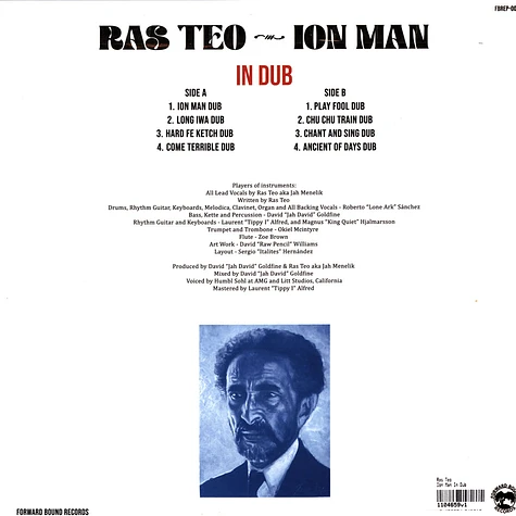 Ras Teo - Ion Man In Dub
