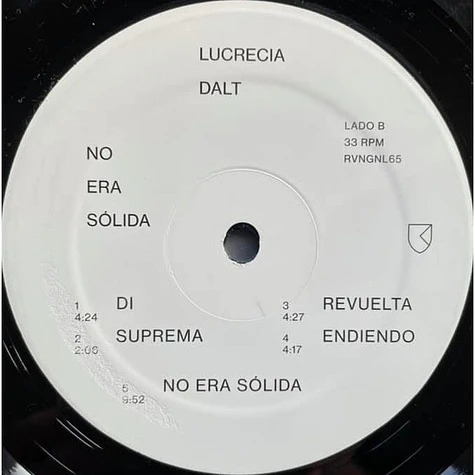 Lucrecia Dalt - No Era Solida