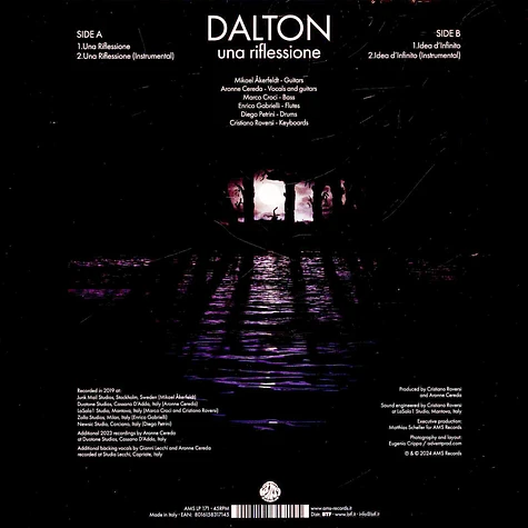 Dalton - Una Riflessione Record Store Day 2024 Clear Orange Vinyl Edition