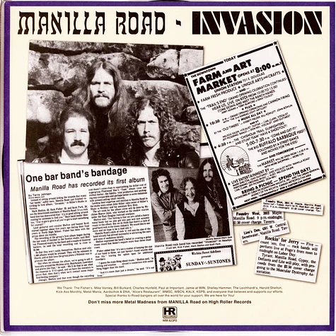 Manilla Road - Invasion Picture Disc Edition