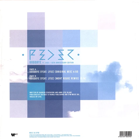 Feder - Goodbye (Feat. Lyse) 10th Anniversary Record Store Day 2024 Vinyl Edition