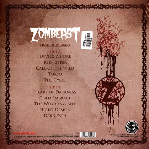 Zombeast - Heart Of Darkness Limited Black Vinyl Edition