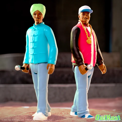 OutKast - OutKast (ATLiens) 2-Pack - ReAction Figures