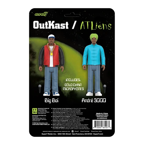 OutKast - OutKast (ATLiens) 2-Pack - ReAction Figures