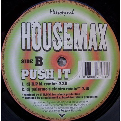 Housemax - Push It