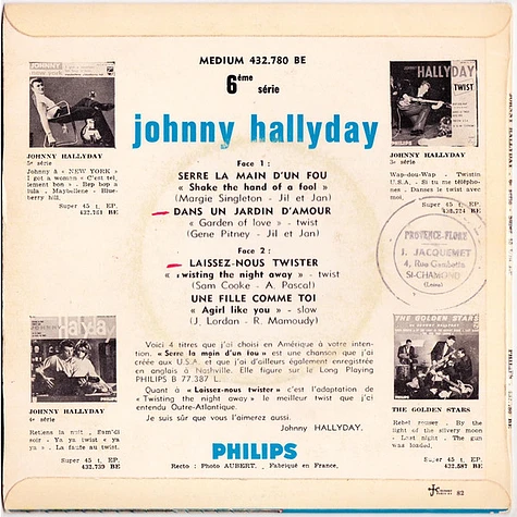 Johnny Hallyday - Serre La Main D'un Fou