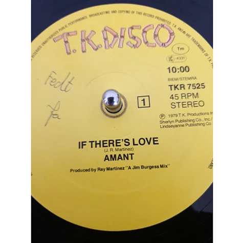 Amant - If There's Love / Hazy Shades Of Love