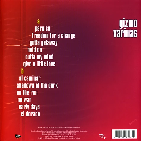 Gizmo Varillas - El Dorado Gold Vinyl Edition
