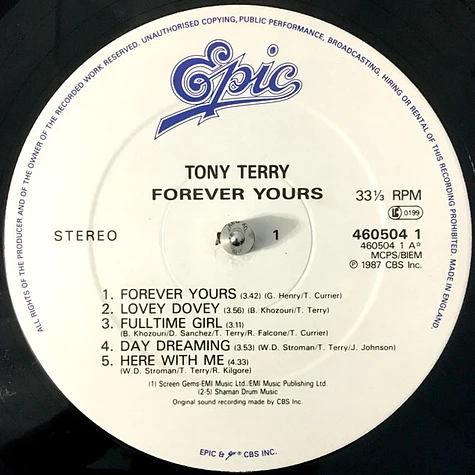 Tony Terry - Forever Yours