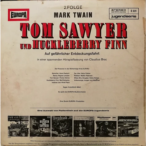 Mark Twain - Tom Sawyer Und Huckleberry Finn 2. Folge - Auf Gefährlicher Entdeckungsfahrt