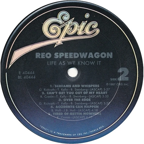 REO Speedwagon - Life As We Know It