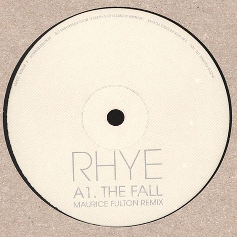 Rhye - The Fall (Maurice Fulton Remix)