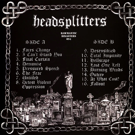 Headsplitters - Headsplitters Black Vinyl Edition