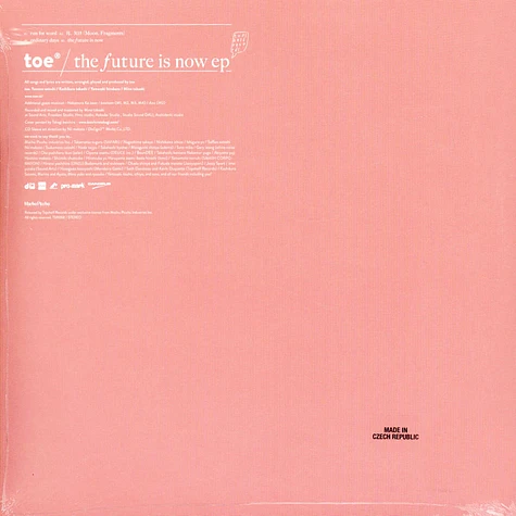 Toe - The Future Is Now Green & Yellow Vinyl Edition