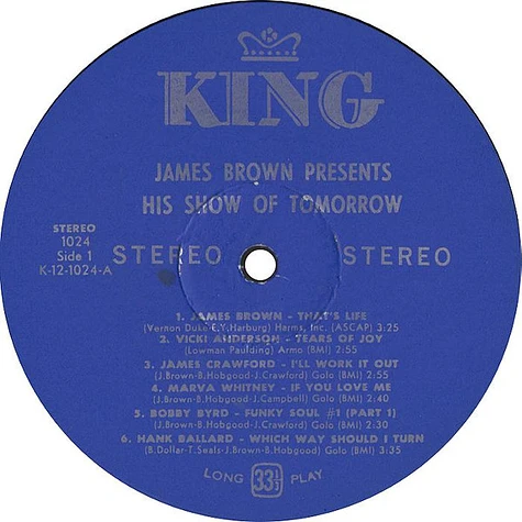 James Brown - Show Of Tomorrow