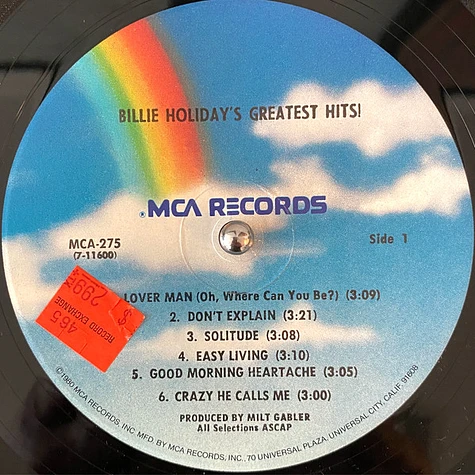 Billie Holiday - Billie Holiday's Greatest Hits!