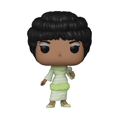 Funko - POP Rocks: Aretha Franklin (Green Dress)