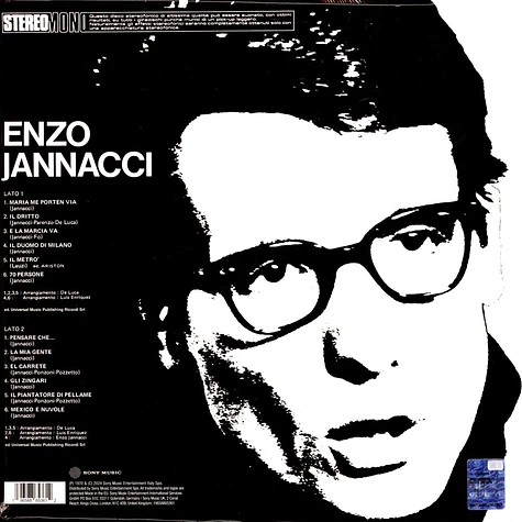 Enzo Jannacci - La Mia Gente Blue Vinyl Edition