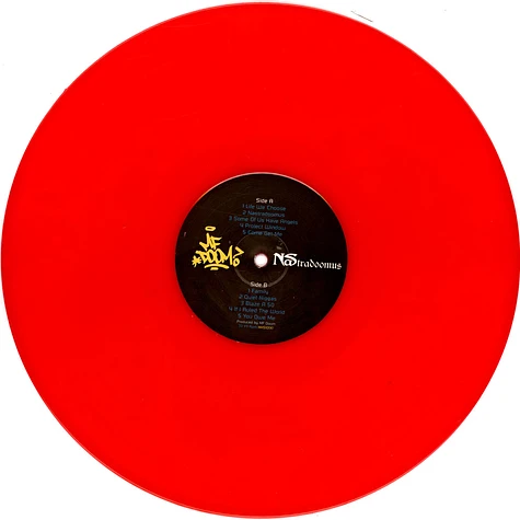 MF DOOM X Nas - Nastradoomus Volume 1 Red Vinyl Edition