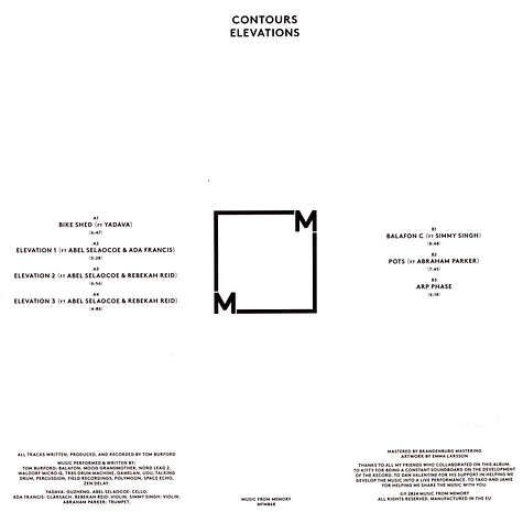 Contours - Elevations