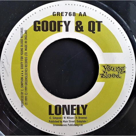 Goofy - Tings Could Be Worst / Lonely