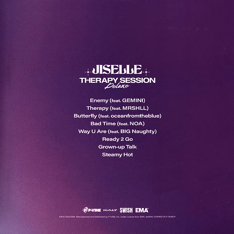 Jiselle - Therapy Session Deluxe Purple Vinyl Edtion