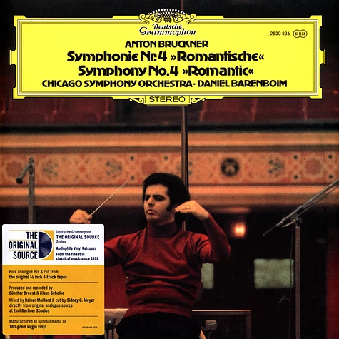 Daniel Barenboim / Chicago Symphony Orchestra - Bruckner:Sinfonie Nr.4 Original Source