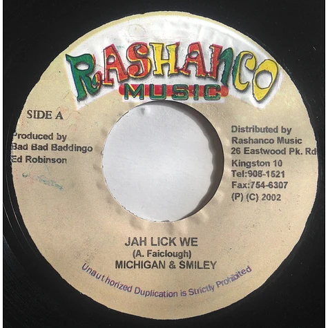 Michigan & Smiley / Pampi Judah - Jah Lick We / Royal Love