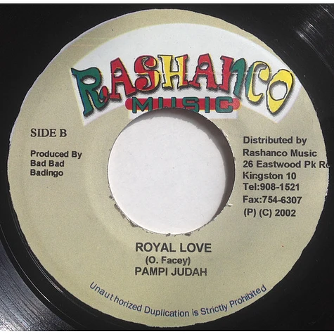 Michigan & Smiley / Pampi Judah - Jah Lick We / Royal Love