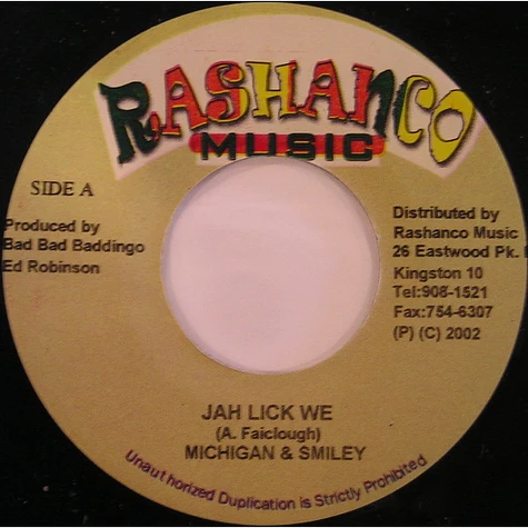 Michigan & Smiley / Pampi Judah - Jah Lick We / Royal Love