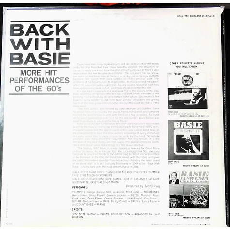 Count Basie - Back With Basie