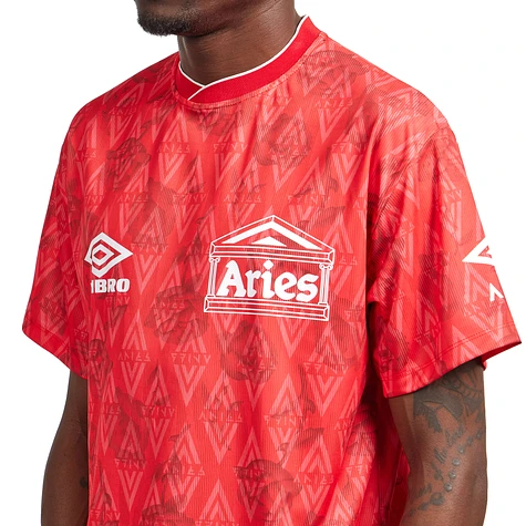 Aries x Umbro - Red Roses SS Football Jersey