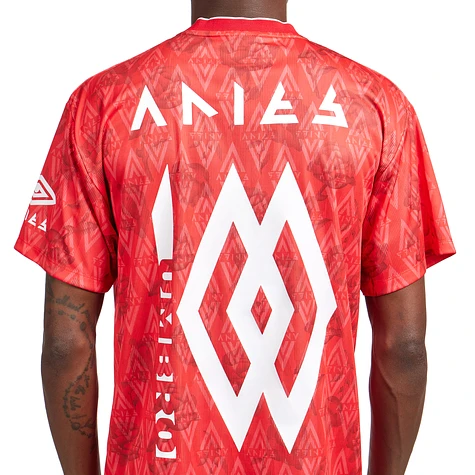 Aries x Umbro - Red Roses SS Football Jersey