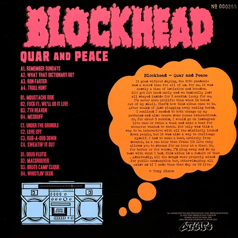 Blockhead - Quar And Peace