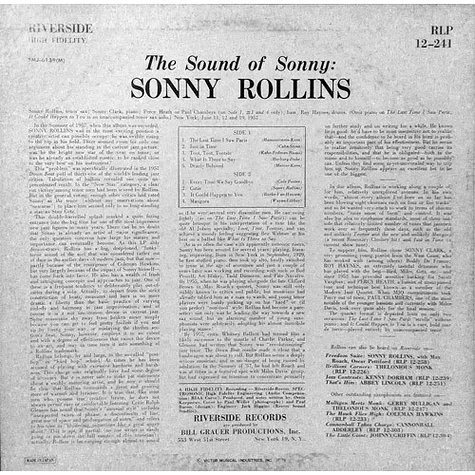 Sonny Rollins - The Sound Of Sonny