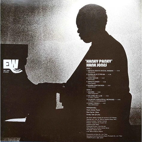 Hank Jones - Hanky Panky