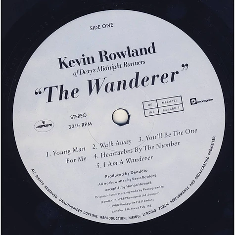 Kevin Rowland - The Wanderer