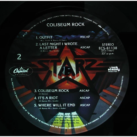 Starz - Coliseum Rock