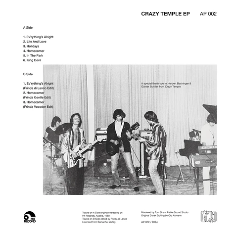 Crazy Temple - Crazy Temple EP