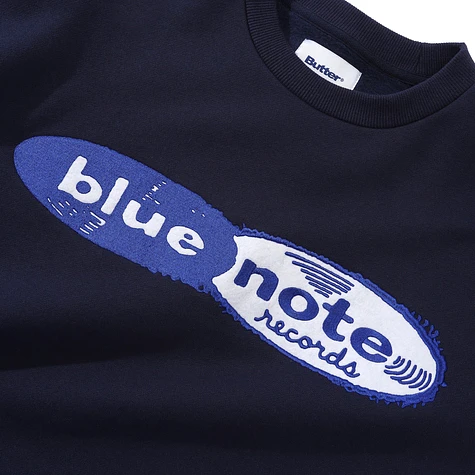 Butter Goods x Blue Note - Records Logo Felt Applique Crewneck