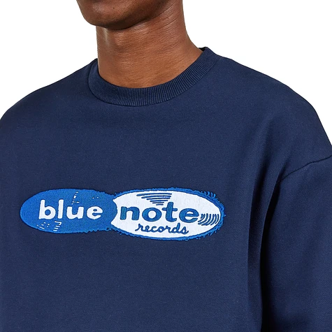 Butter Goods x Blue Note - Records Logo Felt Applique Crewneck