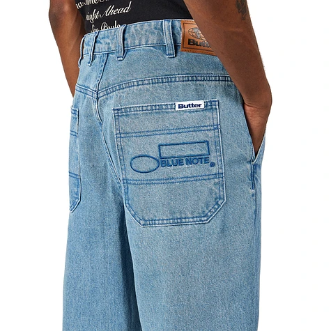 Butter Goods x Blue Note - Blue Note Pleated Denim Jeans