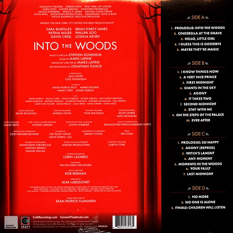 Steven Sondheim & Sara Bareilles - Into The Woods - O.B.C.R.