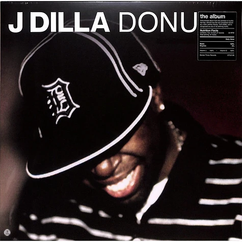 J Dilla - Donuts Smile Cover 2022 Repress Variant 2 / Thick Spine & Sticker Edition